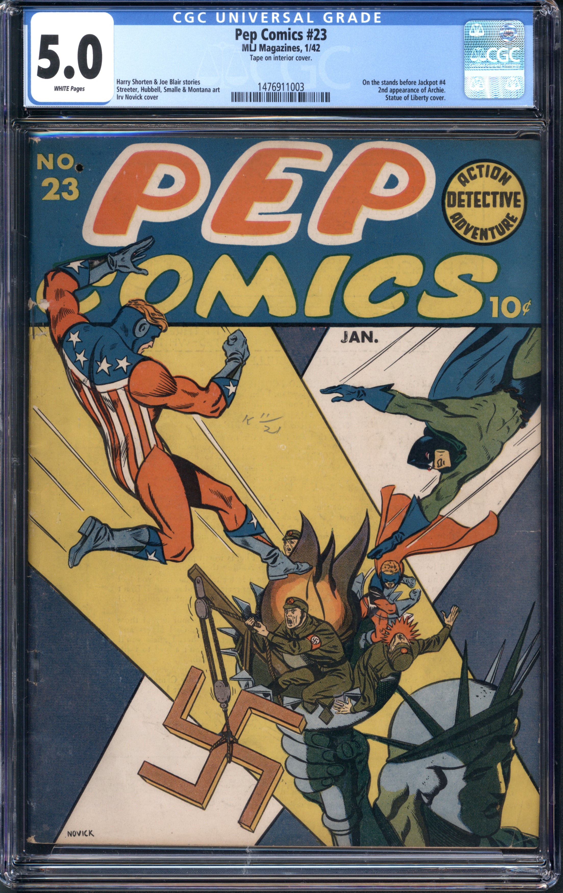 Pep Comics 23 CGC