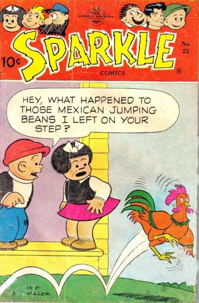 Sparkle Comics (1948 United Features) # 22 Raw