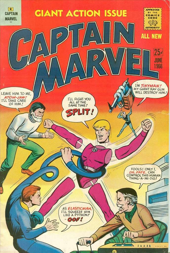 Captain Marvel (1966, M.F. Enterprises) # 2 Raw