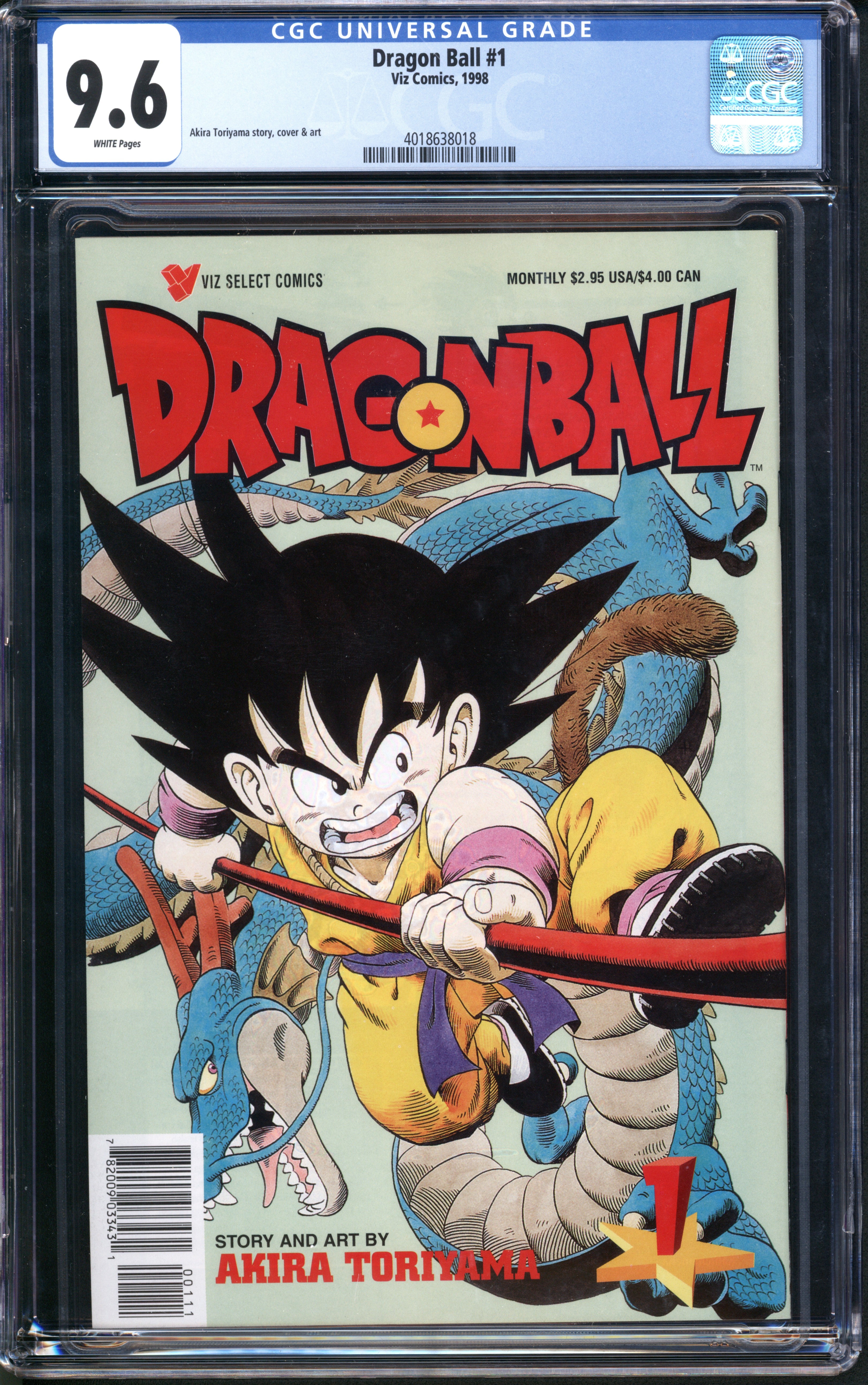 Dragon Ball (1998 Viz Comics) # 1 CGC