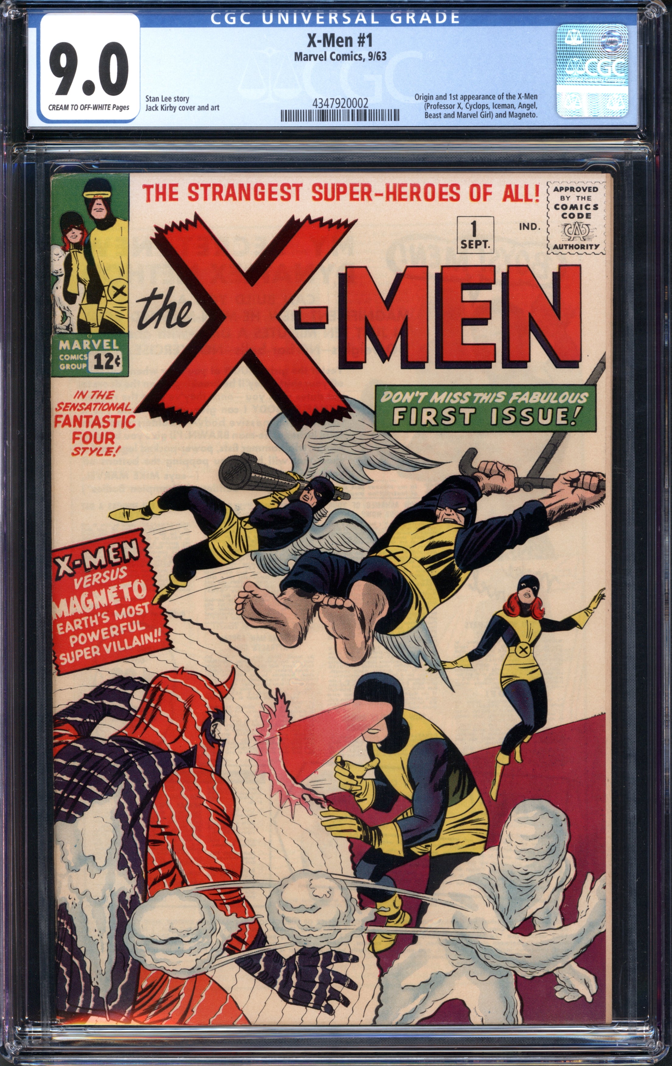 Uncanny X-Men (1963 1st series Marvel) # 1 CGC