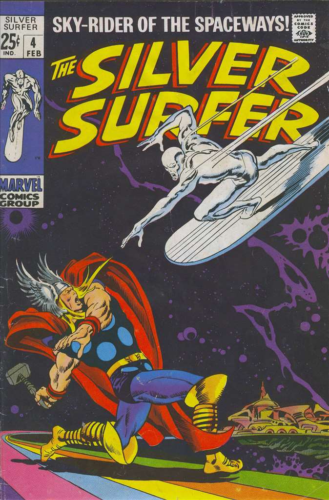 Silver Surfer (1968 1st Series Marvel) # 4 Raw