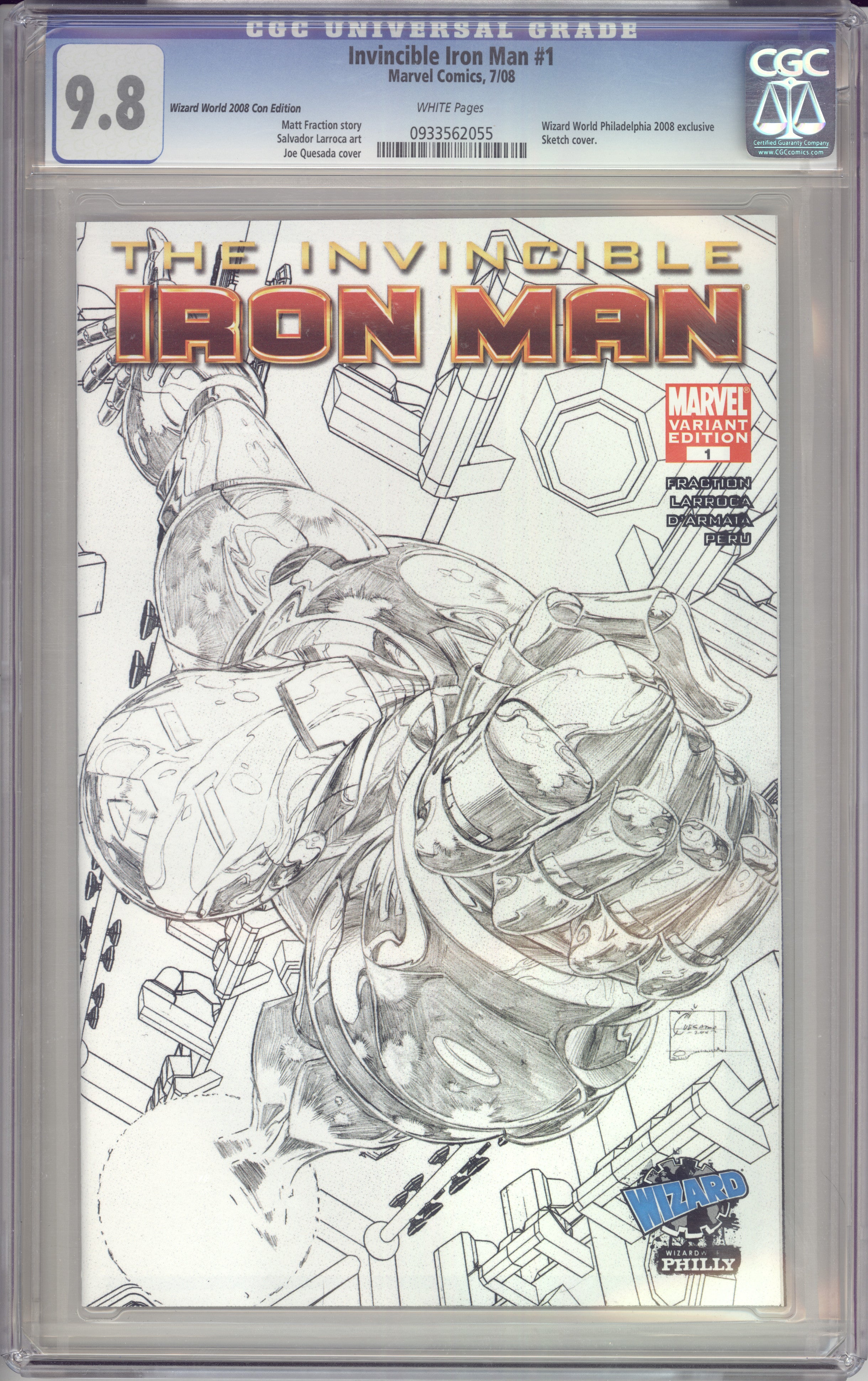 Invincible Iron cheapest Man 1 CGC 9.8