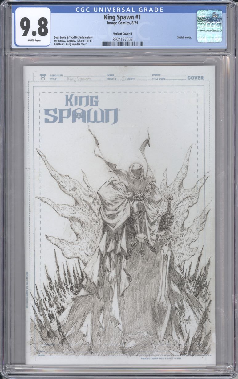 #Grade_cgc 9.8 variant h sketch (3924177009)