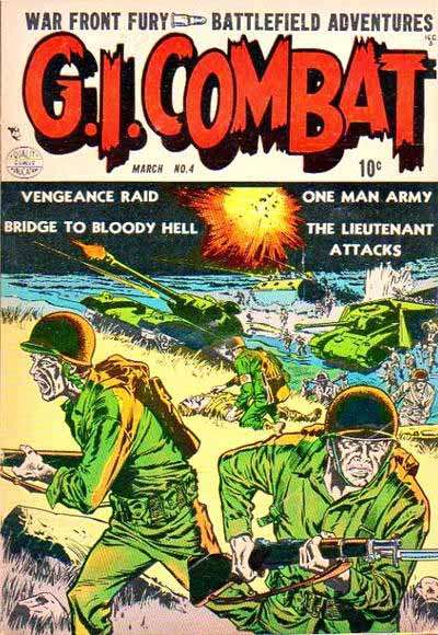 GI Combat (1952 1st Series DC) # 4 Raw