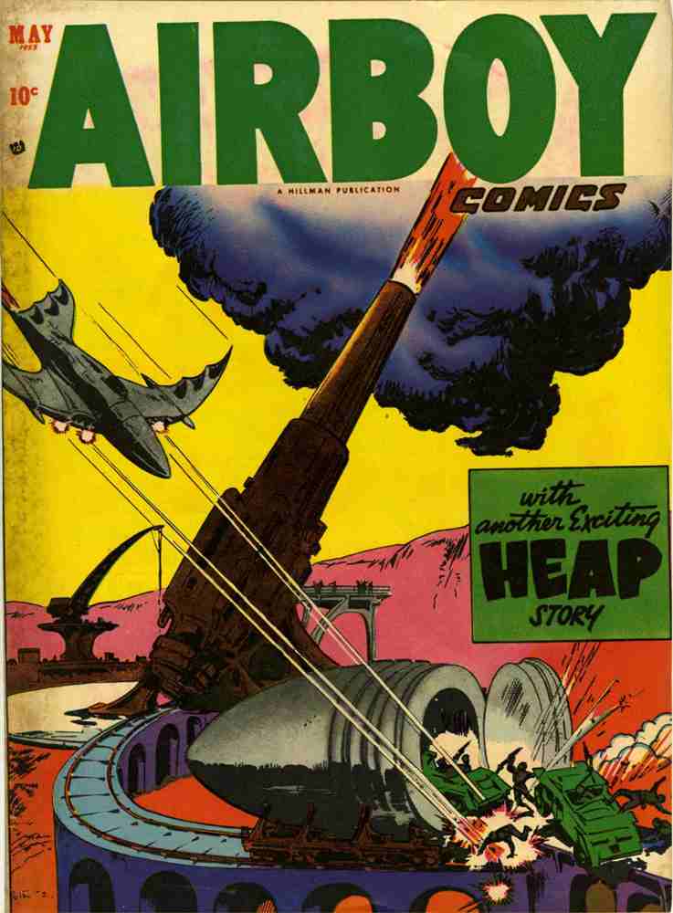 Airboy Comics (1951 Hillman) V10 # 4 Raw