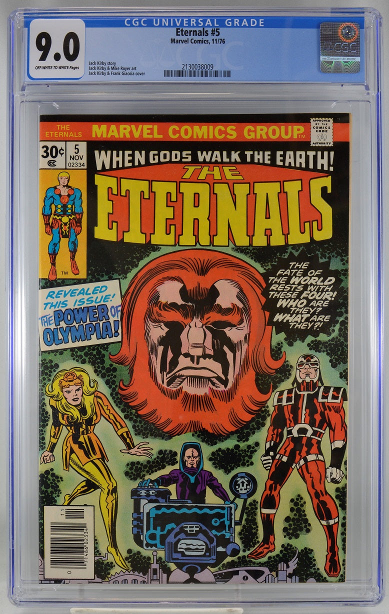 洋書 Marvel the Eternals #5 (1976) CGC 7.0 Eternals (1976 1st Series Marvel) # 5 CGC