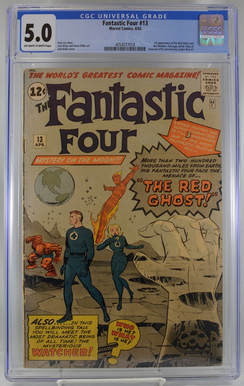 Fantastic Four (1961 1st Series Marvel) 13 CGC