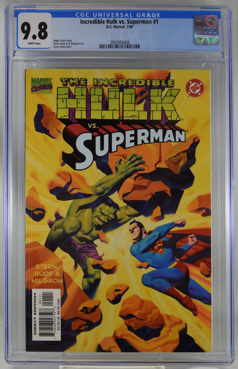 Incredible Hulk vs Superman (1999 DC/Marvel) # 1 CGC