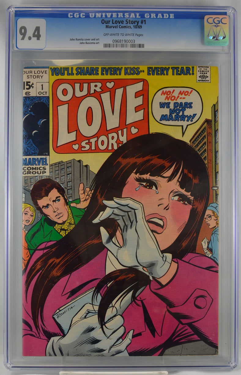 Our Love Story (1969 Marvel) # 1 CGC
