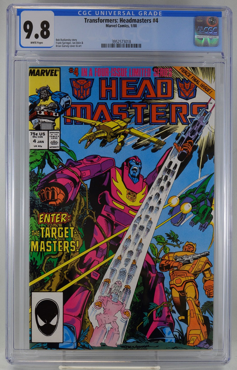 Transformers Headmasters (1987 Marvel) 4 CGC