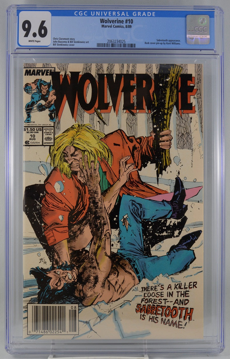 Wolverine (1988 1st Series Marvel) # 10 CGC