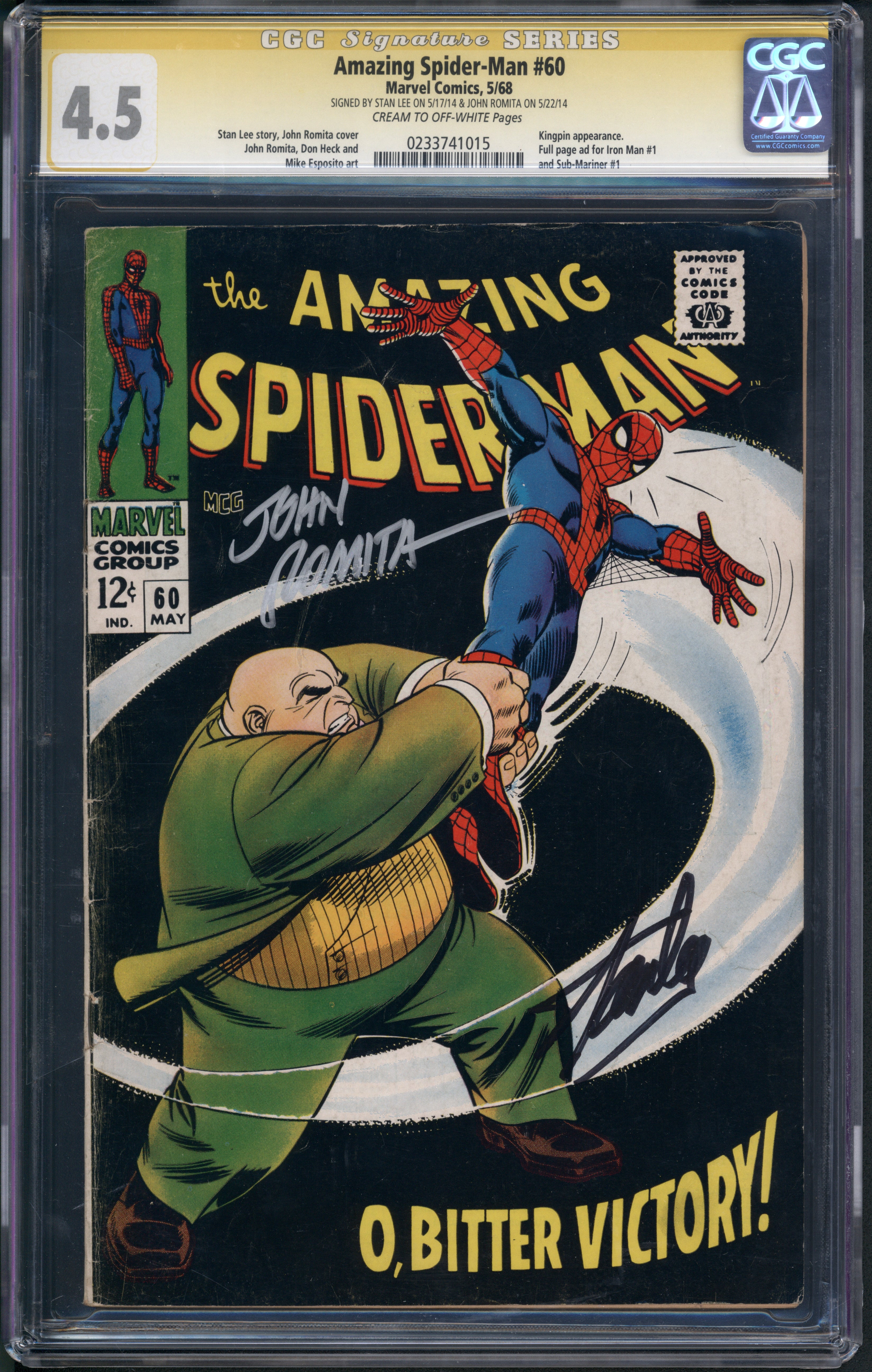 VIM_grade_cgc-4-5-stan-lee-and-romita-0233741015
