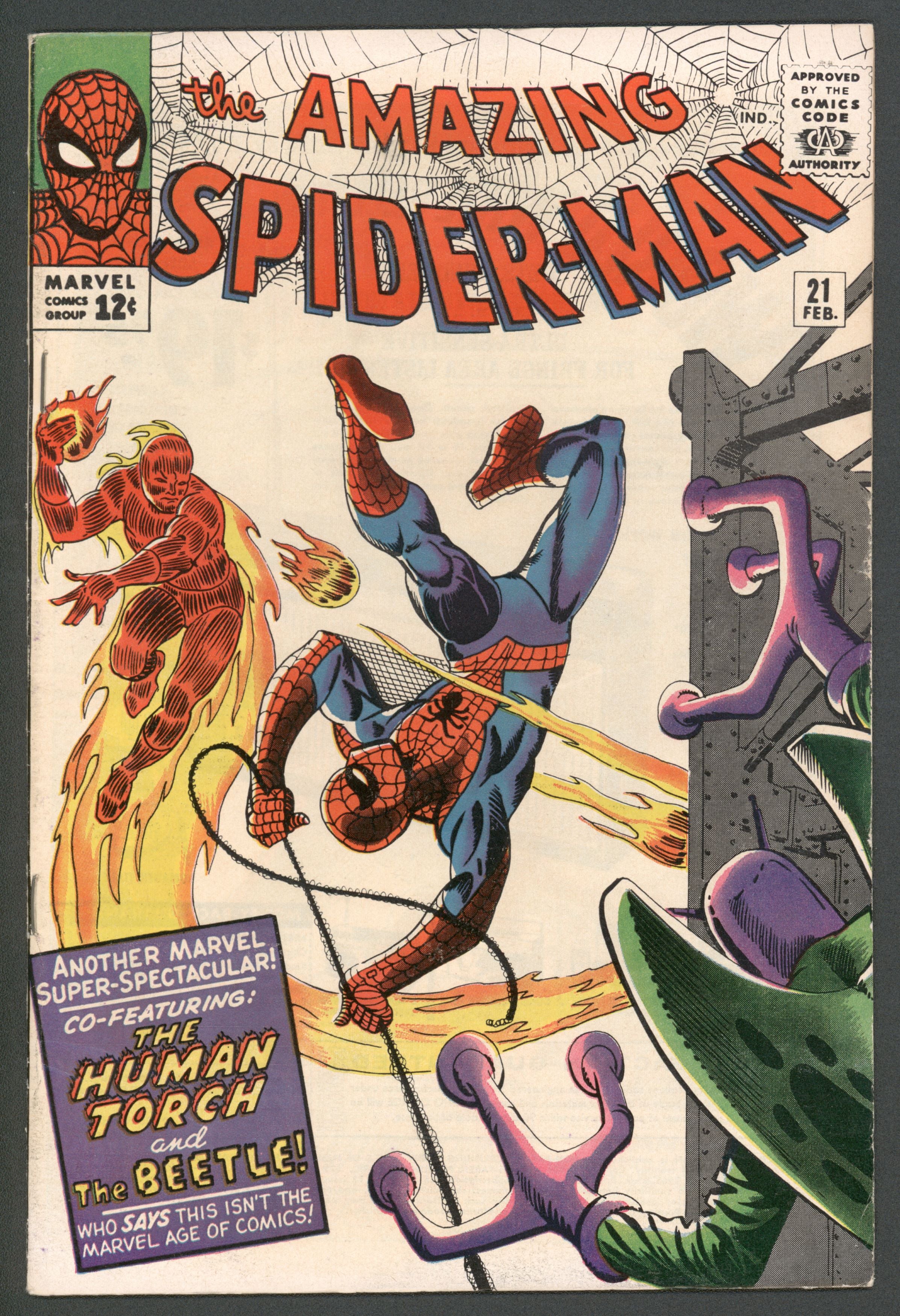 Amazing Spider-Man (1963 1st Series Marvel) # 21 Raw