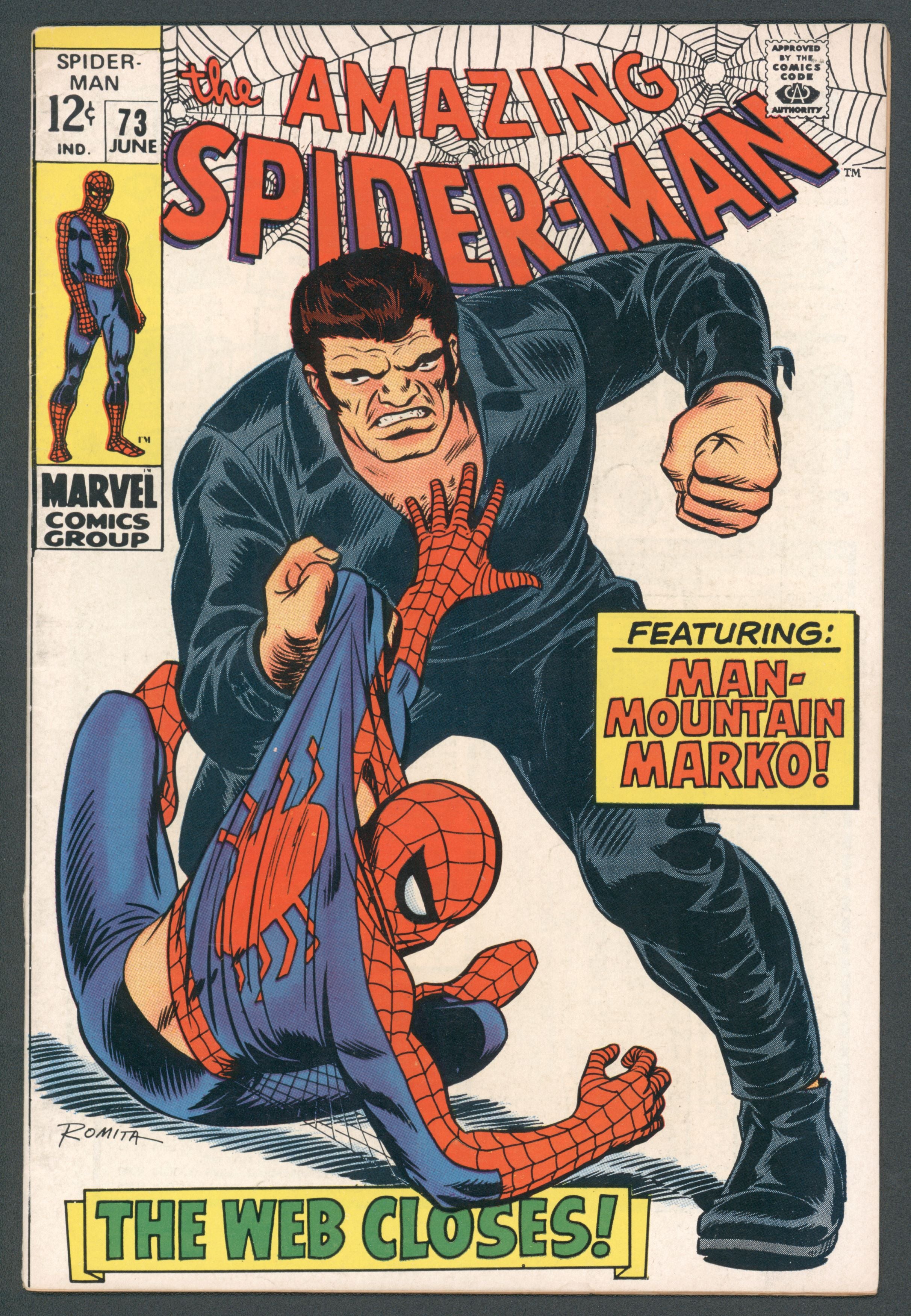 Amazing Spider-Man (1963 1st Series Marvel) # 73 Raw