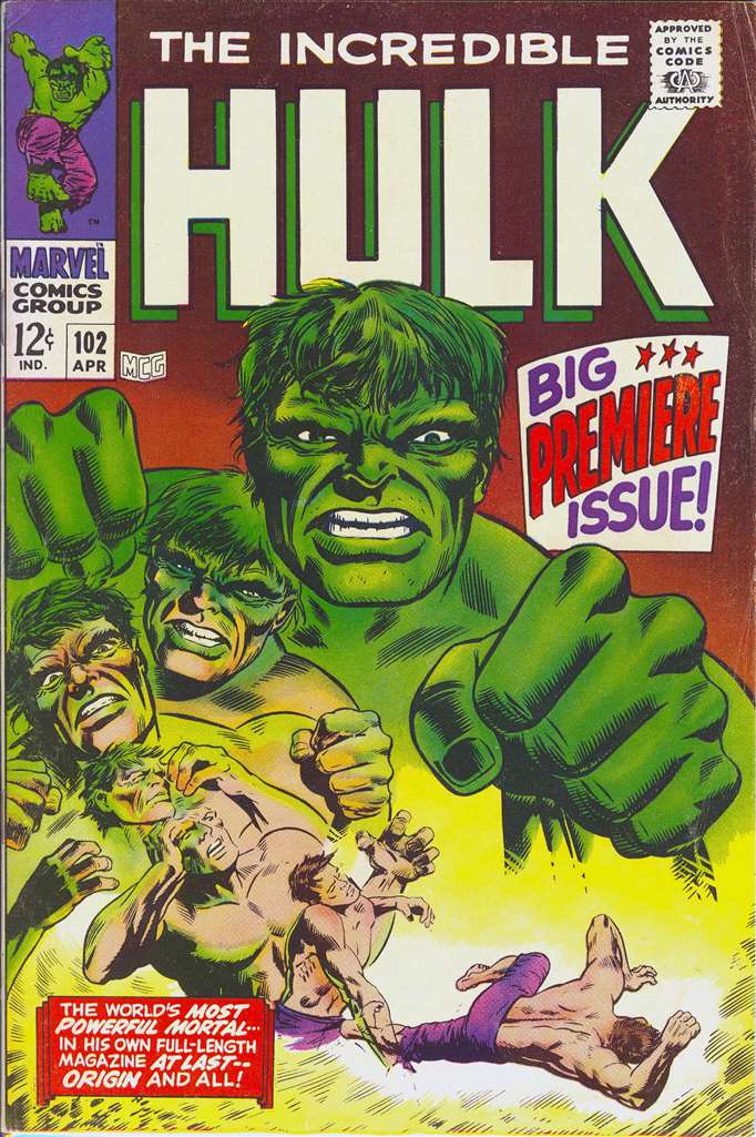 Incredible Hulk (1962 1st Series Marvel) #102 Raw