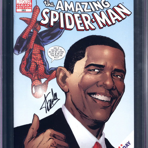 アメージングスパイダーマン #583 オバマ 1st print Amazing Spider-Man #583 (Obama Cover) Value - GoCollect
