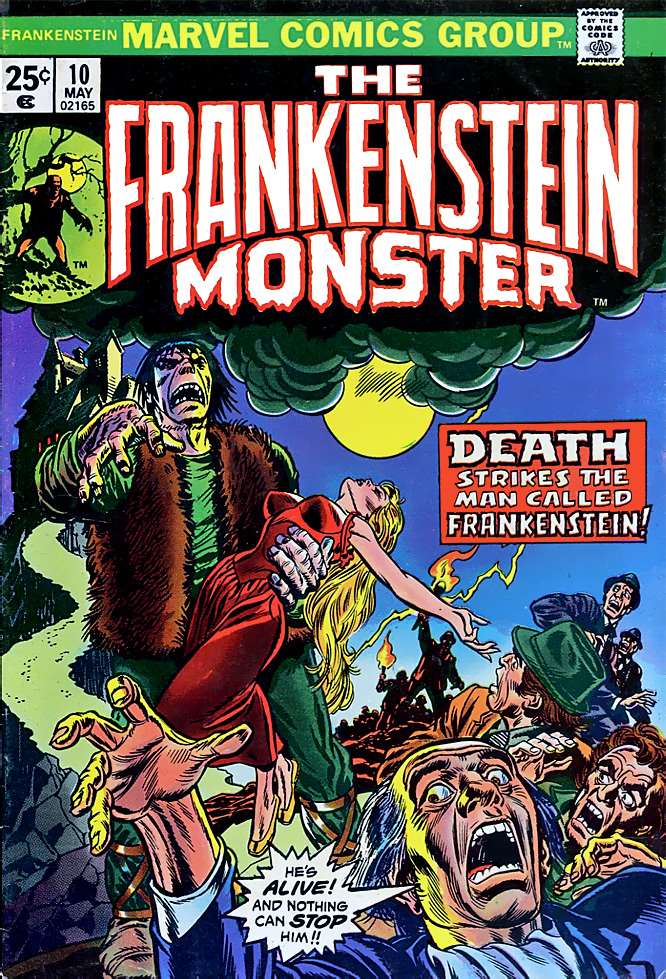 Frankenstein (1973 Marvel) # 10 Raw