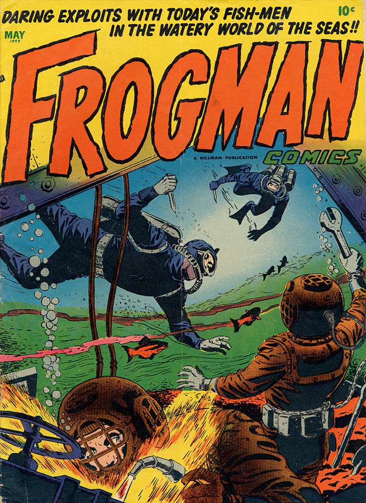 Frogman Comics (1952 Hillman) # 11 Raw