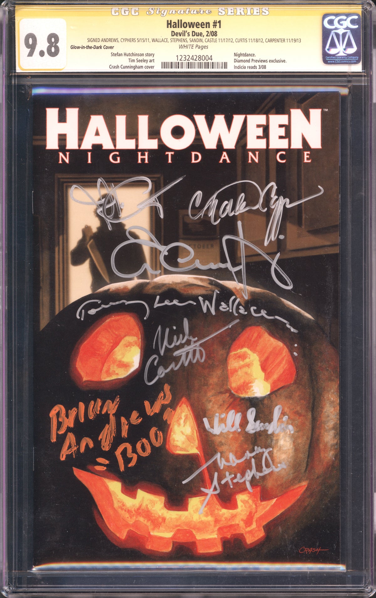 VIM_grade_cgc-9-8-glow-in-the-dark-cover-signed-by-john-carpenter-jamie-lee-curtis-charles-cyphers-and-others-1232428004