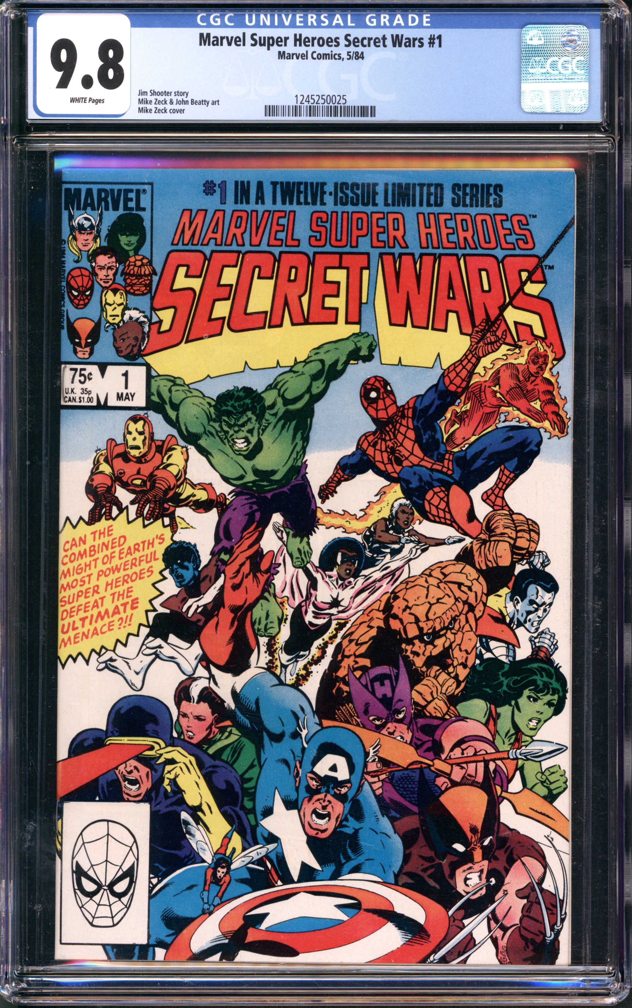 Marvel Super Heroes Secret Wars (Marvel 1984) # 1 CGC