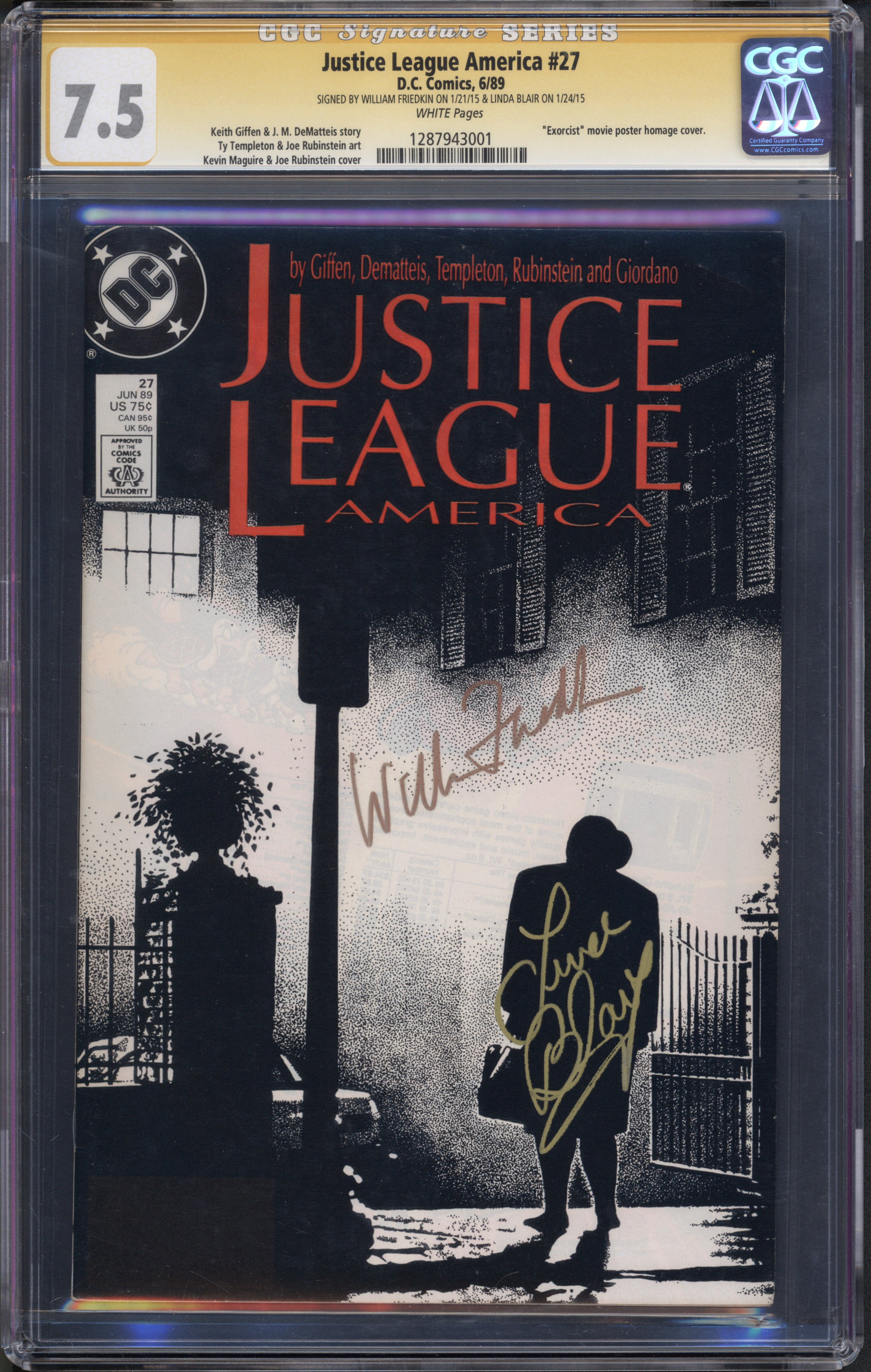 VIM_grade_cgc-7-5-signed-by-william-friedkin-and-linda-blair-1287943001