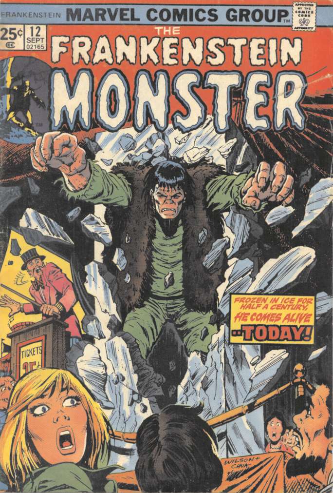 Frankenstein (1973 Marvel) # 12 Raw