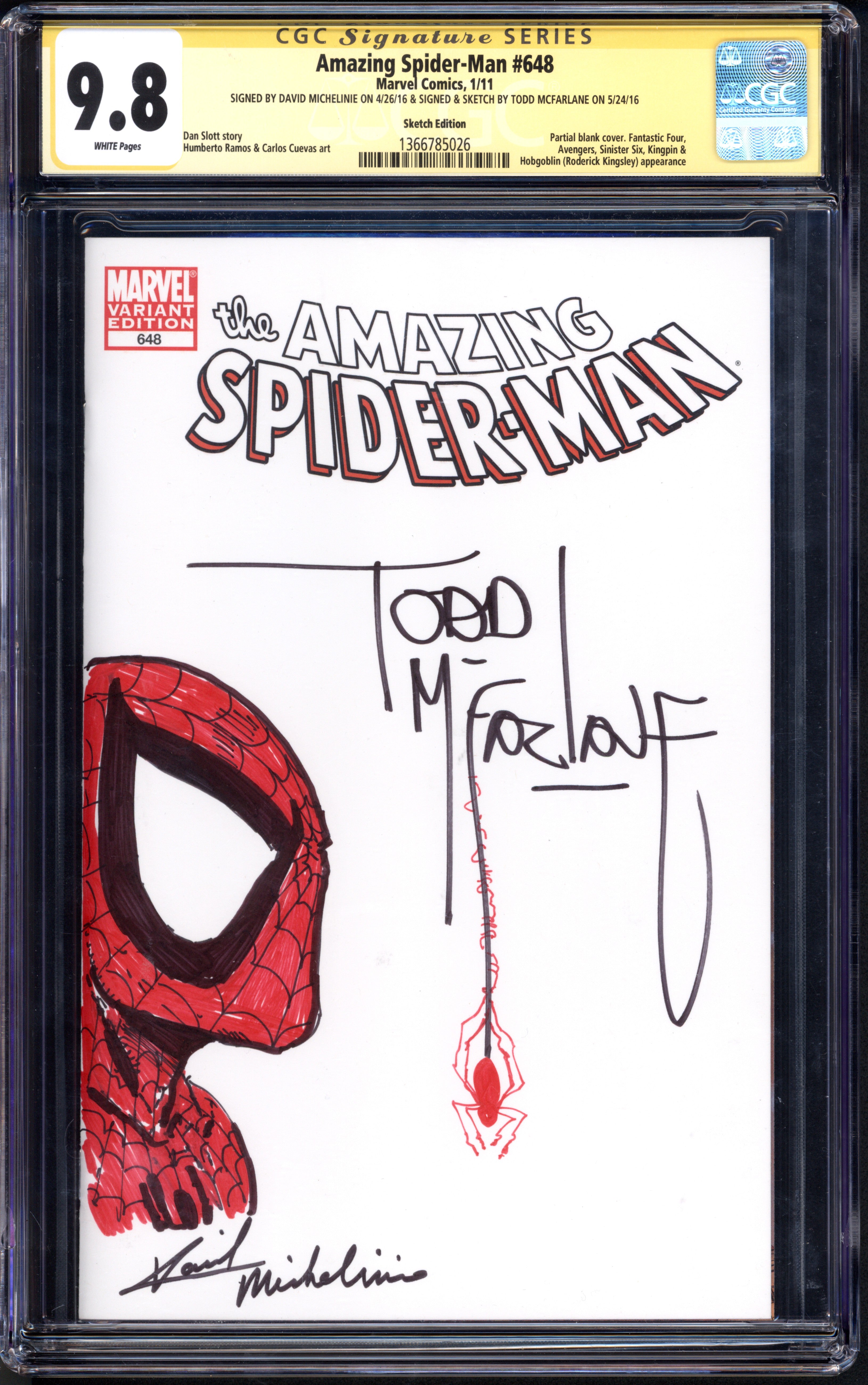 Amazing Spider-Man (1963 1st Series Marvel) #648 CGC Signature Series