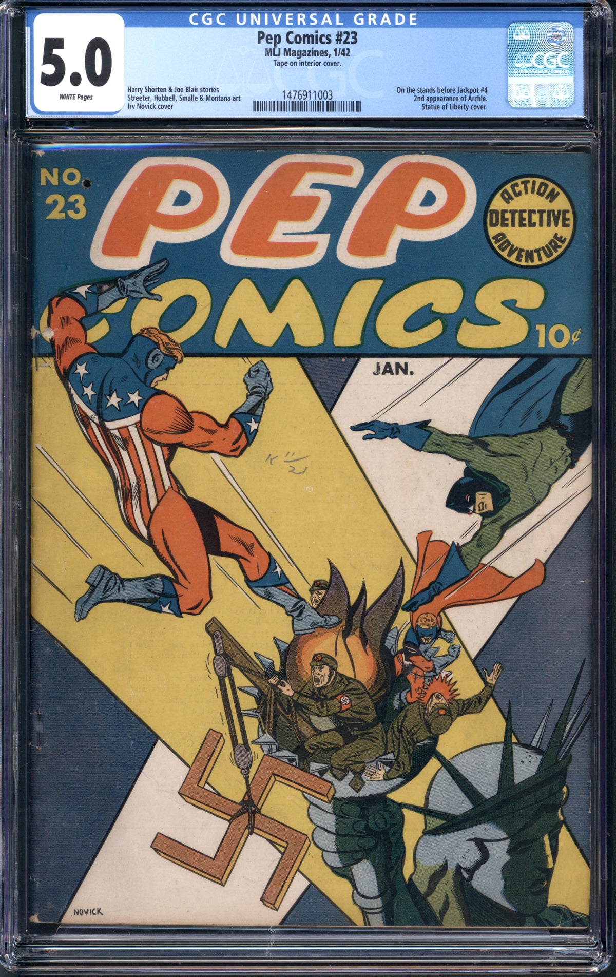 Pep Comics 23 CGC