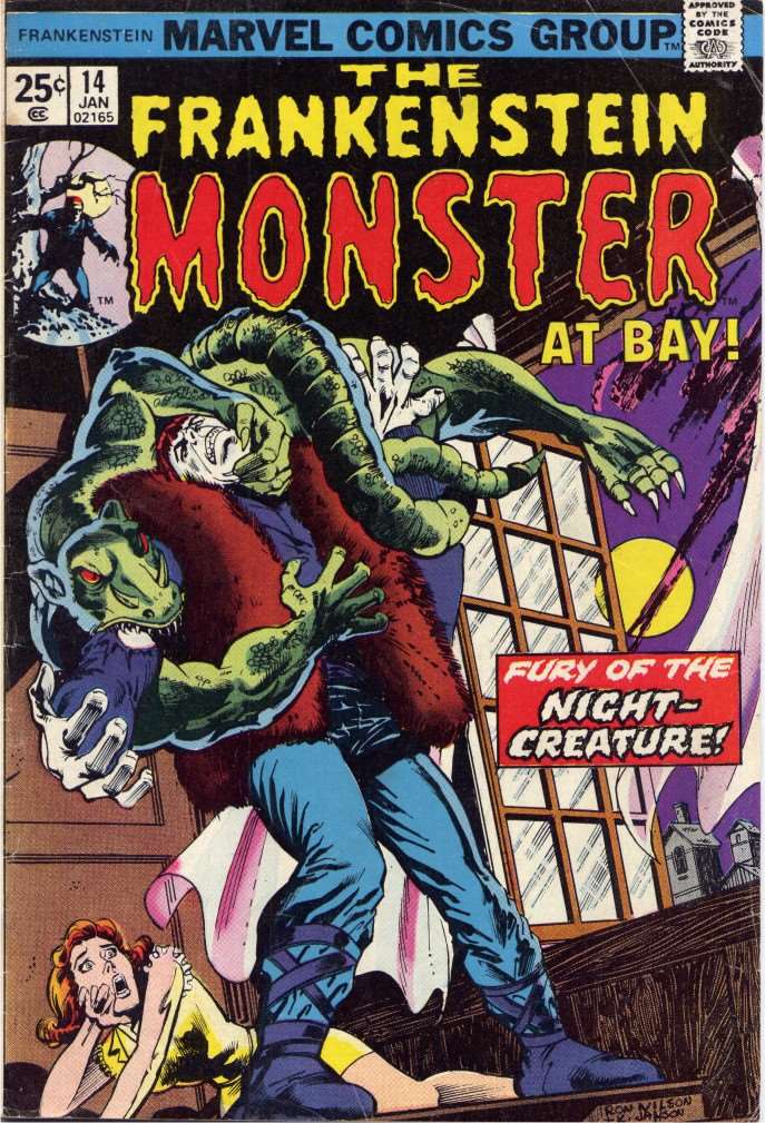 Frankenstein (1973 Marvel) # 14 Raw
