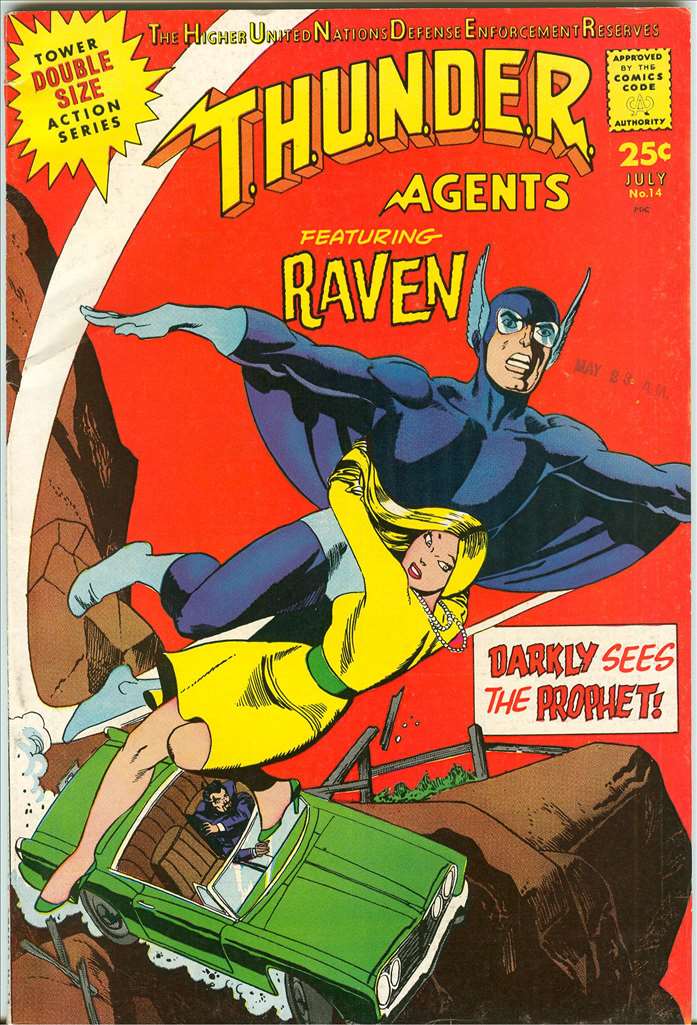 Thunder Agents (1965 Tower) # 14 Raw