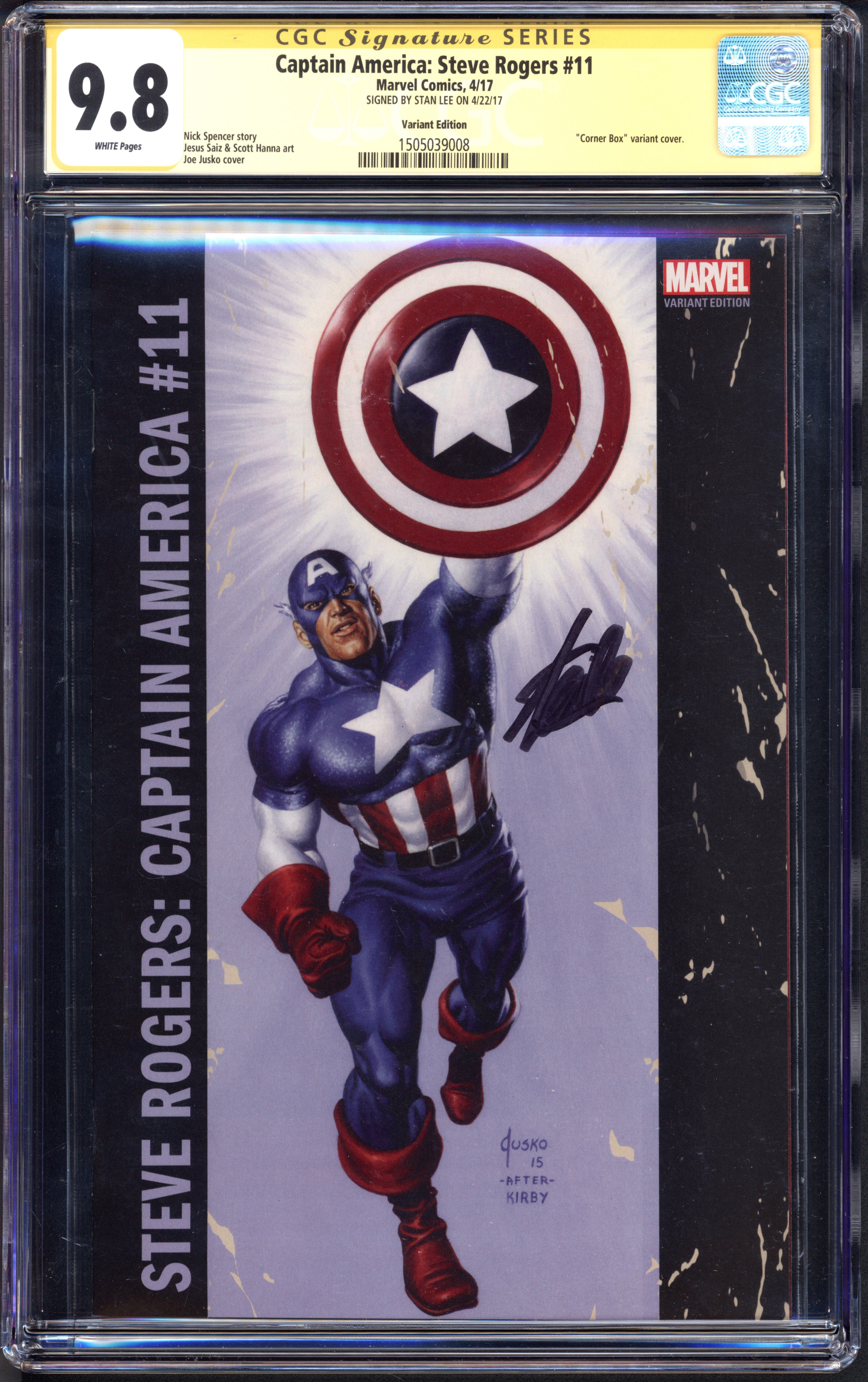 Captain America: Steve Rogers (2016 Marvel) # 11 CGC Signature Series