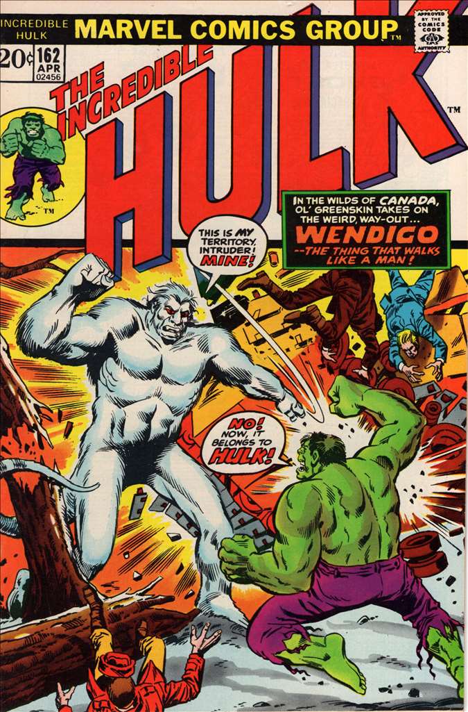 Incredible Hulk (1962 1st Series Marvel) #162 Raw