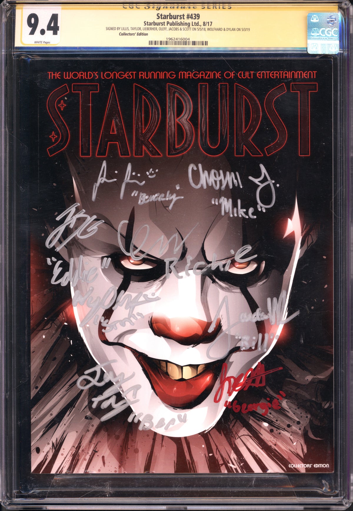 VIM_grade_cgc-9-4-collectors-edition-signed-by-lillis-taylor-lieberher-and-others-small-crack-in-case-1962416004