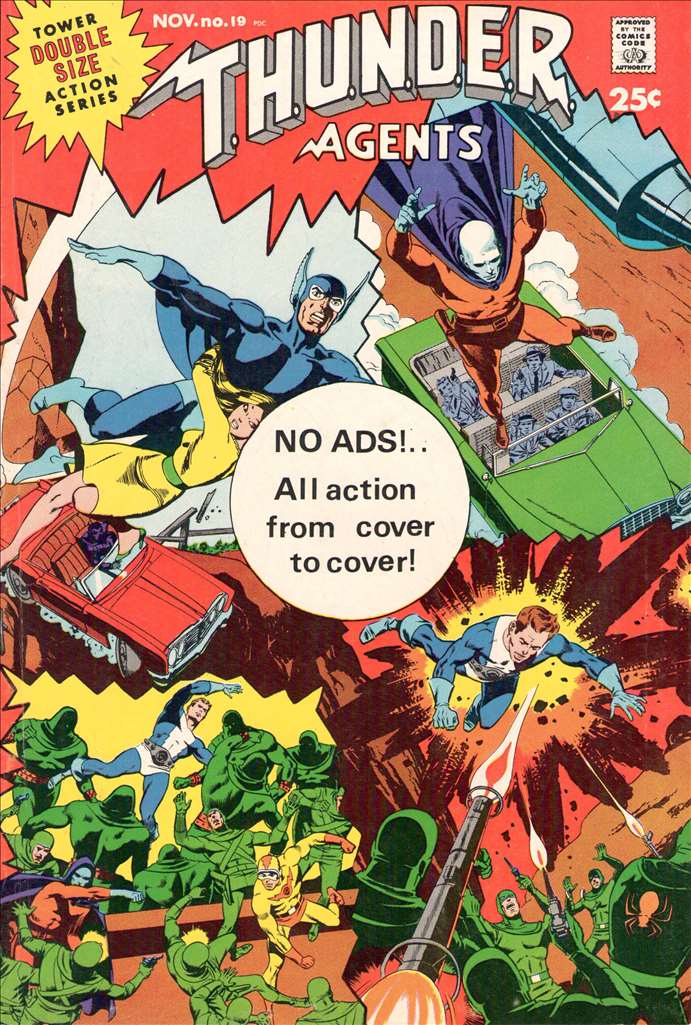 Thunder Agents (1965 Tower) # 19 Raw