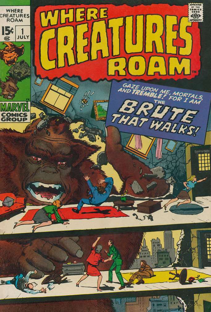 Where Creatures Roam (1970, Marvel) #  1 Raw