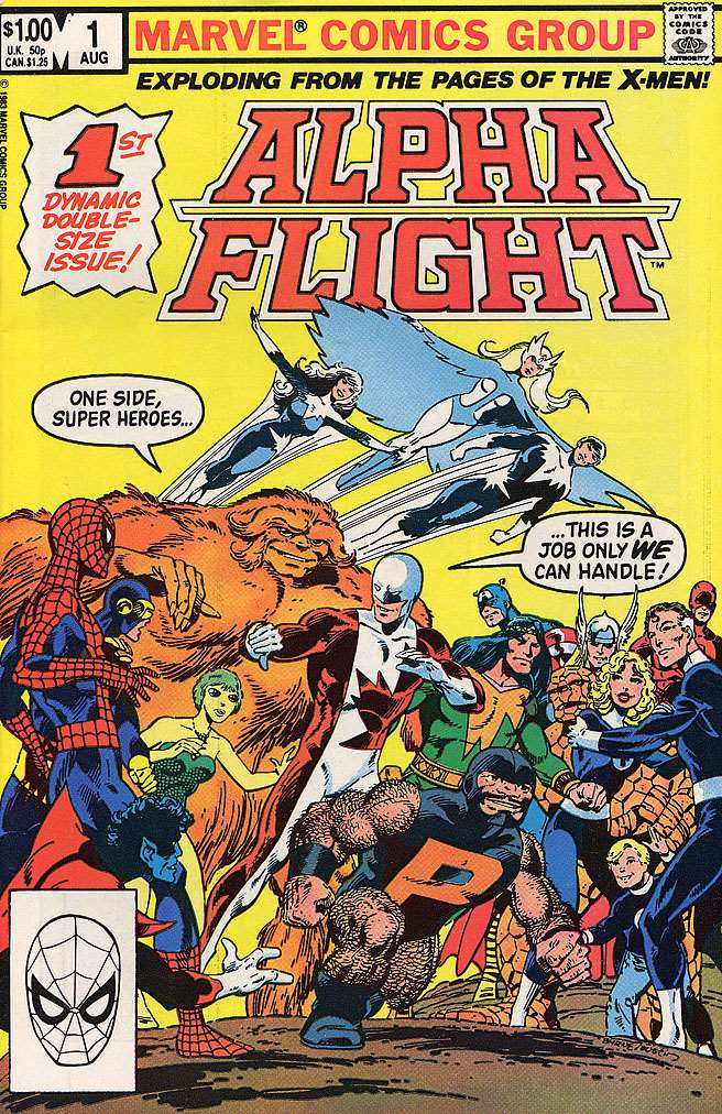 Alpha Flight (1983 1st Series Marvel) #  1 Raw