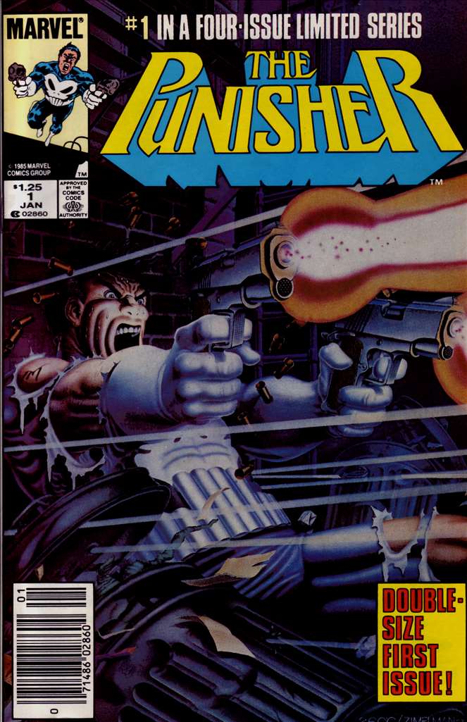 Punisher Limited Series (1986 Marvel) #  1 Raw