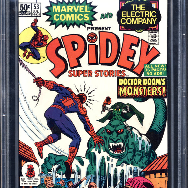 Spidey Super Stories (1974 Marvel) # 53 CGC
