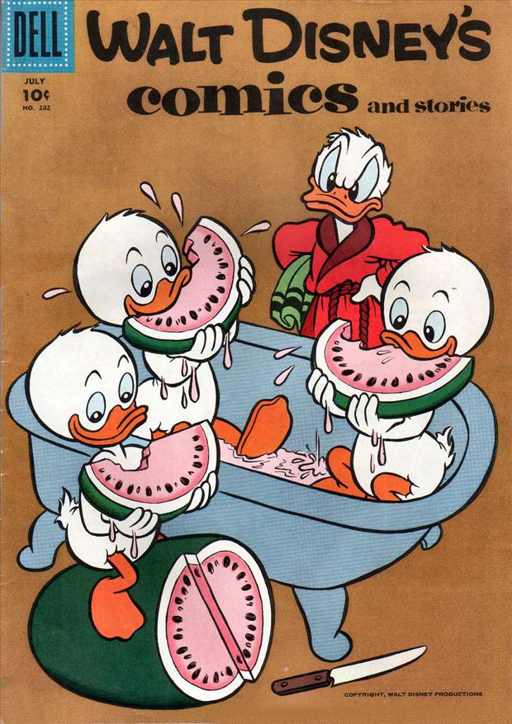 Walt Disney's Comics and Stories (1947 Dell) #202 Raw
