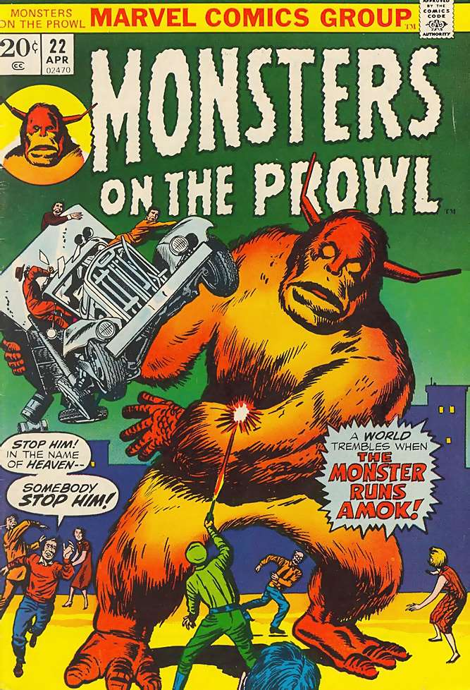 Monsters on the Prowl (1971 Marvel) # 22 Raw