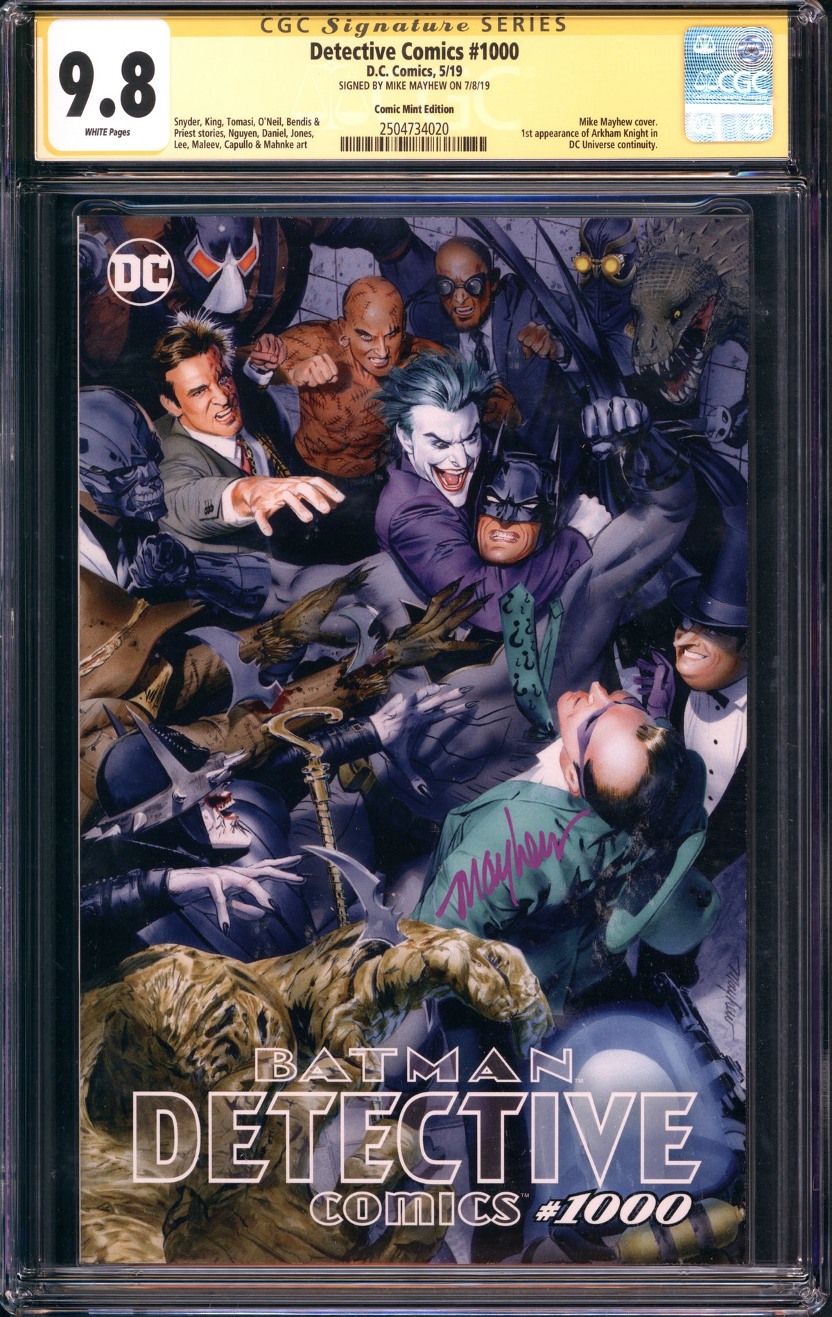 VIM_grade_cgc-9-8-comic-mint-edition-signed-by-mayhew-2504734020