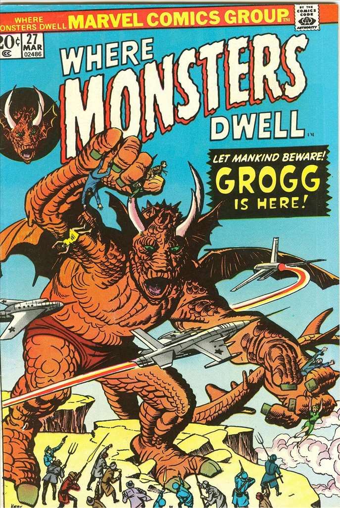 Where Monsters Dwell (1970 1st Series Marvel) # 27 Raw
