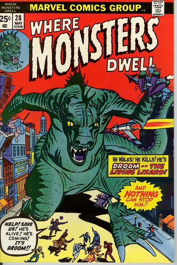 Where Monsters Dwell (1970 1st Series Marvel) # 28 Raw