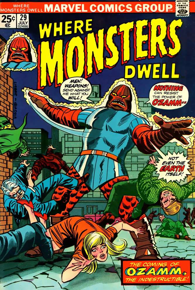 Where Monsters Dwell (1970 1st Series Marvel) # 29 Raw