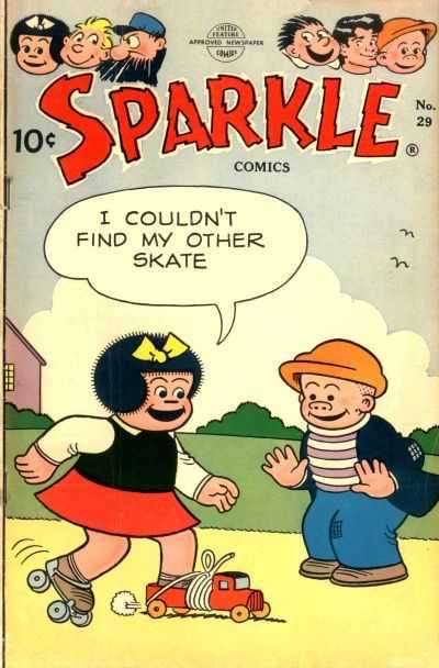 Sparkle Comics (1948 United Features) # 29 Raw