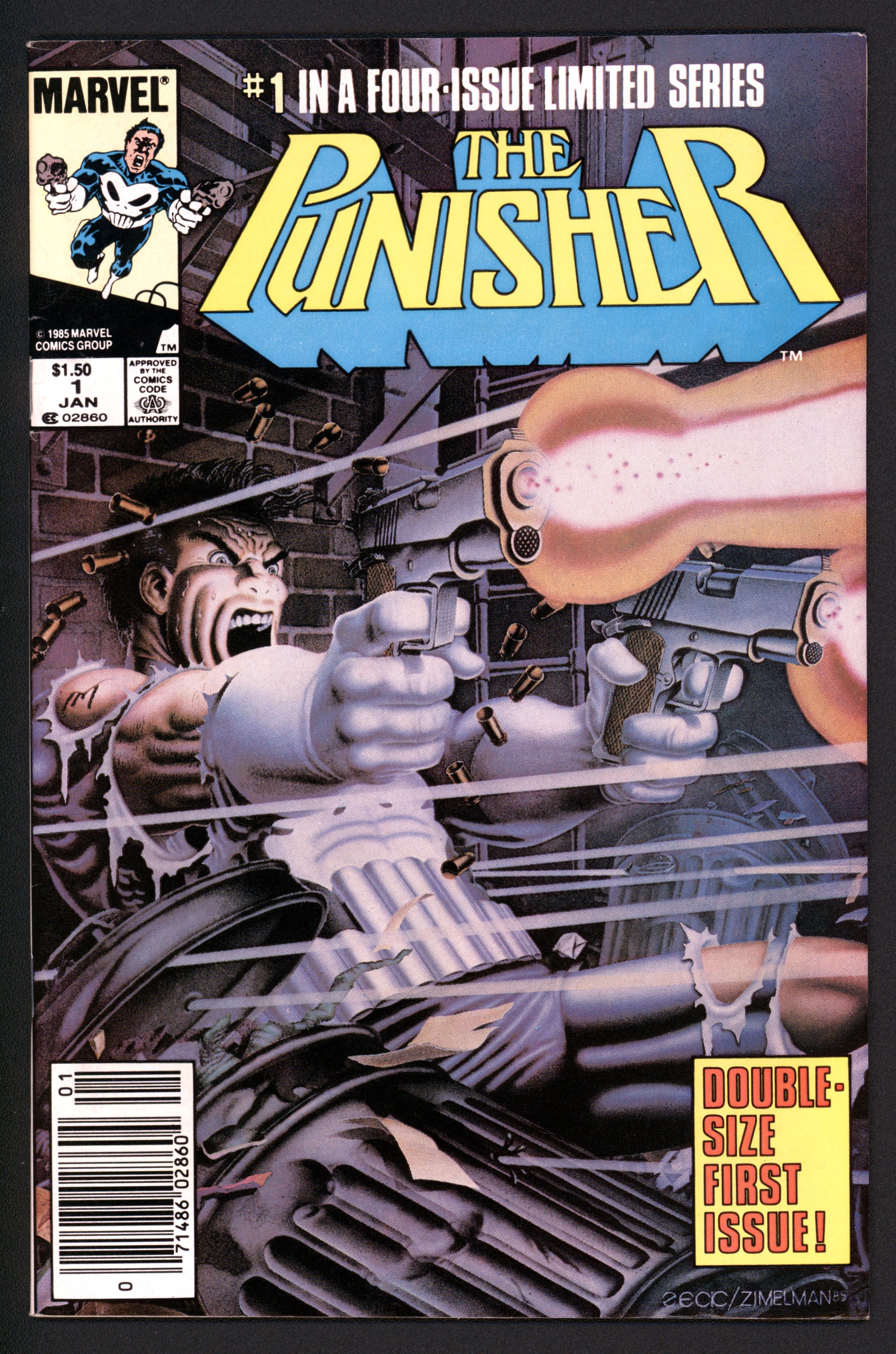 Punisher Limited Series (1986 Marvel) # 1 Raw