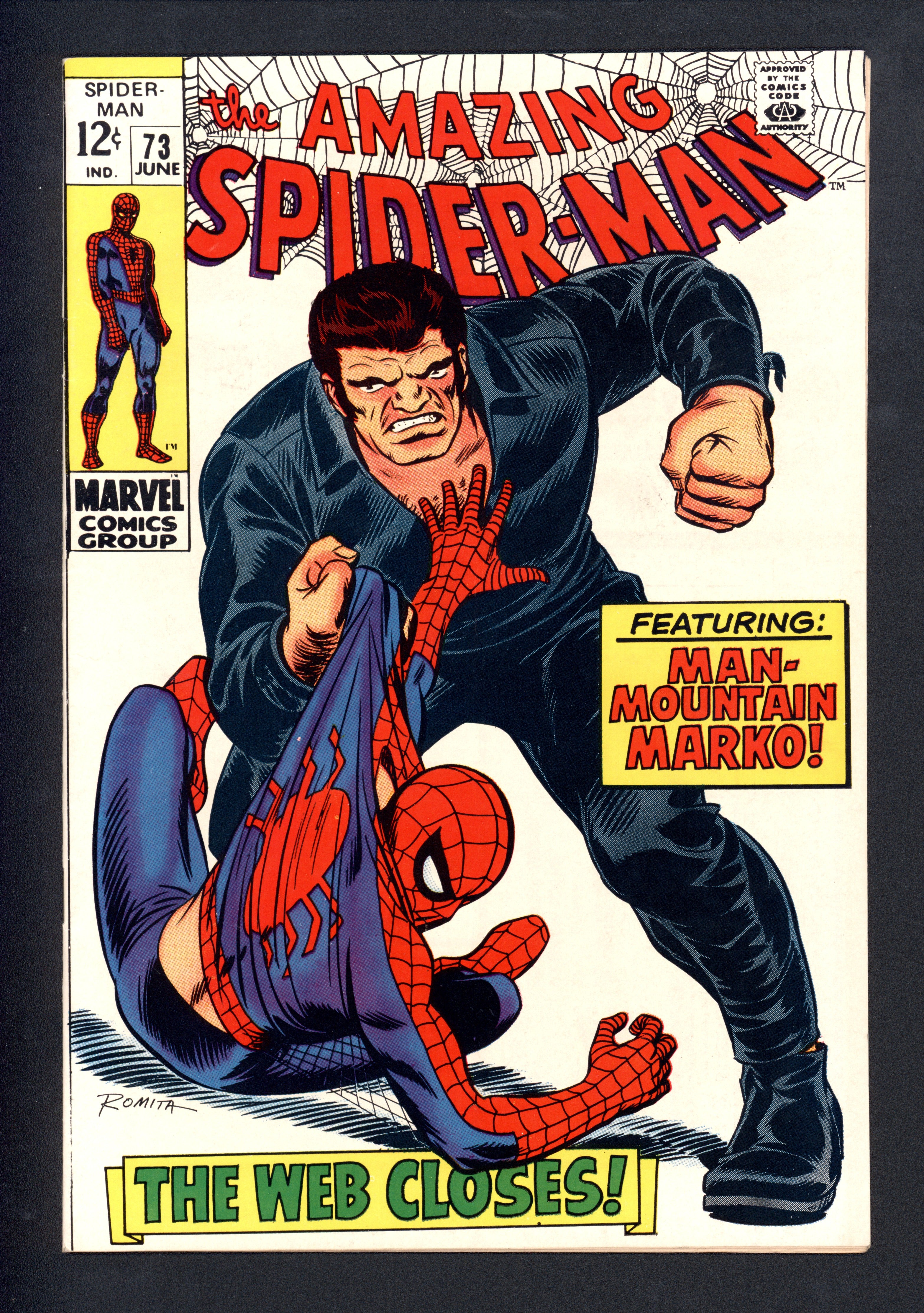 Amazing Spider-Man (1963 1st Series Marvel) # 73 Raw