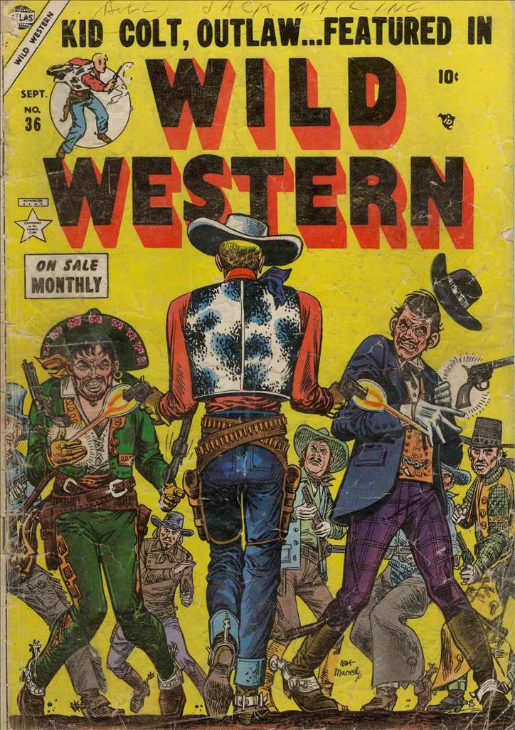 Wild Western (Atlas, 1952) # 36 Raw