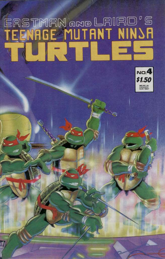 Teenage Mutant Ninja Turtles (1984 1st Series Mirage) #  4 Raw